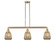 Chatham - 3 Light - 39 inch - Satin Gold - Stem Hung - Adjustable Island Light (3442|213-SG-G146-LED)