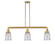 Canton - 3 Light - 39 inch - Satin Gold - Stem Hung - Adjustable Island Light (3442|213-SG-G184-LED)