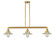 Halophane - 3 Light - 41 inch - Satin Gold - Stem Hung - Adjustable Island Light (3442|213-SG-G2)