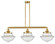 Oxford - 3 Light - 42 inch - Satin Gold - Stem Hung - Adjustable Island Light (3442|213-SG-G542-LED)