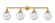 Beacon - 4 Light - 44 inch - Satin Gold - Adjustable Bath Vanity Light (3442|215-SG-G204-8)