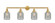 Stanton - 4 Light - 44 inch - Satin Gold - Adjustable Bath Vanity Light (3442|215-SG-G262)