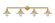 Halophane - 4 Light - 45 inch - Satin Gold - Adjustable Bath Vanity Light (3442|215-SG-G2-LED)