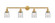 Bell - 4 Light - 42 inch - Satin Gold - Adjustable Bath Vanity Light (3442|215-SG-G52)