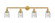 Bell - 4 Light - 42 inch - Satin Gold - Adjustable Bath Vanity Light (3442|215-SG-G54-LED)