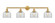 Bell - 4 Light - 44 inch - Satin Gold - Adjustable Bath Vanity Light (3442|215-SG-G72-LED)