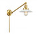 Halophane - 1 Light - 9 inch - Satin Gold -Adjustable Swing Arm (3442|237-SG-G1)