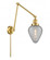 Geneseo - 1 Light - 8 inch - Satin Gold -Adjustable Swing Arm (3442|238-SG-G165)
