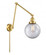 Beacon - 1 Light - 8 inch - Satin Gold -Adjustable Swing Arm (3442|238-SG-G202-8)