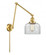 Bell - 1 Light - 8 inch - Satin Gold -Adjustable Swing Arm (3442|238-SG-G72)