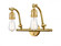 Double Swivel - 2 Light - 18 inch - Satin Gold - Adjustable Bath Vanity Light (3442|515-2W-SG)