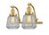 Chatham - 2 Light - 18 inch - Satin Gold - Adjustable Bath Vanity Light (3442|515-2W-SG-G142)