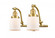 Bell - 2 Light - 18 inch - Satin Gold - Adjustable Bath Vanity Light (3442|515-2W-SG-G51-LED)