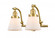 Cone - 2 Light - 18 inch - Satin Gold - Adjustable Bath Vanity Light (3442|515-2W-SG-G61)