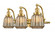 Chatham - 3 Light - 28 inch - Satin Gold - Adjustable Bath Vanity Light (3442|515-3W-SG-G146)