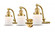 Canton - 3 Light - 28 inch - Satin Gold - Adjustable Bath Vanity Light (3442|515-3W-SG-G181S-LED)