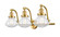 Olean - 3 Light - 29 inch - Satin Gold - Adjustable Bath Vanity Light (3442|515-3W-SG-G322)