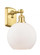 Athens - 1 Light - 8 inch - Satin Gold - Sconce (3442|516-1W-SG-G121)