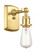 Bare Bulb - 1 Light - 5 inch - Satin Gold - Sconce (3442|516-1W-SG-LED)