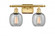 Belfast - 2 Light - 16 inch - Satin Gold - Bath Vanity Light (3442|516-2W-SG-G104-LED)