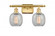 Belfast - 2 Light - 16 inch - Satin Gold - Bath Vanity Light (3442|516-2W-SG-G105)