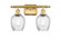 Salina - 2 Light - 16 inch - Satin Gold - Bath Vanity Light (3442|516-2W-SG-G292-LED)