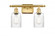 Hadley - 2 Light - 15 inch - Satin Gold - Bath Vanity Light (3442|516-2W-SG-G342)