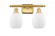 Eaton - 2 Light - 16 inch - Satin Gold - Bath Vanity Light (3442|516-2W-SG-G81-LED)