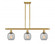 Belfast - 3 Light - 36 inch - Satin Gold - Stem hung - Island Light (3442|516-3I-SG-G104)