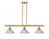 Orwell - 3 Light - 36 inch - Satin Gold - Stem hung - Island Light (3442|516-3I-SG-G132)