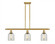 Caledonia - 3 Light - 36 inch - Satin Gold - Stem hung - Island Light (3442|516-3I-SG-G259-LED)