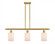 Hadley - 3 Light - 36 inch - Satin Gold - Stem hung - Island Light (3442|516-3I-SG-G341)
