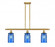 Candor 3 Light Island Light (3442|516-3I-SG-G352-BL)