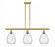 Waverly - 3 Light - 36 inch - Satin Gold - Stem hung - Island Light (3442|516-3I-SG-G372-LED)
