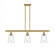 Ellery - 3 Light - 36 inch - Satin Gold - Stem hung - Island Light (3442|516-3I-SG-G392-LED)
