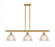 Arietta - 3 Light - 36 inch - Satin Gold - Stem hung - Island Light (3442|516-3I-SG-G422)