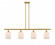 Cobbleskill - 4 Light - 48 inch - Satin Gold - Stem hung - Island Light (3442|516-4I-SG-G111)