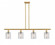 Cobbleskill - 4 Light - 48 inch - Satin Gold - Stem hung - Island Light (3442|516-4I-SG-G112-LED)