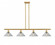Orwell - 4 Light - 48 inch - Satin Gold - Stem hung - Island Light (3442|516-4I-SG-G132)