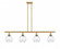 Waverly - 4 Light - 48 inch - Satin Gold - Stem hung - Island Light (3442|516-4I-SG-G362-LED)
