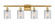 Cobbleskill - 4 Light - 35 inch - Satin Gold - Bath Vanity Light (3442|516-4W-SG-G112-LED)
