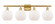 Athens - 4 Light - 38 inch - Satin Gold - Bath Vanity Light (3442|516-4W-SG-G121-LED)