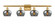 Fenton - 4 Light - 37 inch - Satin Gold - Bath Vanity Light (3442|516-4W-SG-G93-LED)