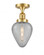 Geneseo - 1 Light - 7 inch - Satin Gold - Semi-Flush Mount (3442|517-1CH-SG-G165-LED)
