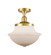 Oxford - 1 Light - 12 inch - Satin Gold - Semi-Flush Mount (3442|517-1CH-SG-G541)