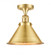 Briarcliff - 1 Light - 10 inch - Satin Gold - Semi-Flush Mount (3442|517-1CH-SG-M10-SG)