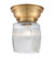 Colton - 1 Light - 6 inch - Brushed Brass - Flush Mount (3442|623-1F-BB-G302)