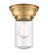Dover - 1 Light - 6 inch - Brushed Brass - Flush Mount (3442|623-1F-BB-G314)