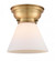 Cone - 1 Light - 8 inch - Brushed Brass - Flush Mount (3442|623-1F-BB-G41-LED)