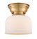 Bell - 1 Light - 8 inch - Brushed Brass - Flush Mount (3442|623-1F-BB-G71)